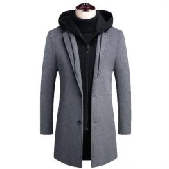 Mens Hooded Casual Coat